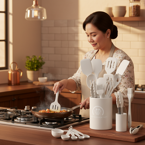 AISOON 22-Piece Silicone Kitchen Utensil Set