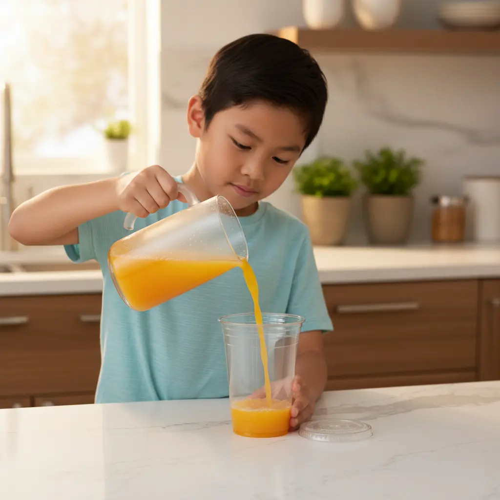 AISOON Clear Plastic Cups with Flat Lids & Free Straws AISOON STORE