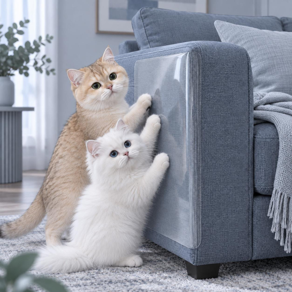 AISOON®️ 12PCS Cat Scratch Furniture Protectors, Self-Adhesive