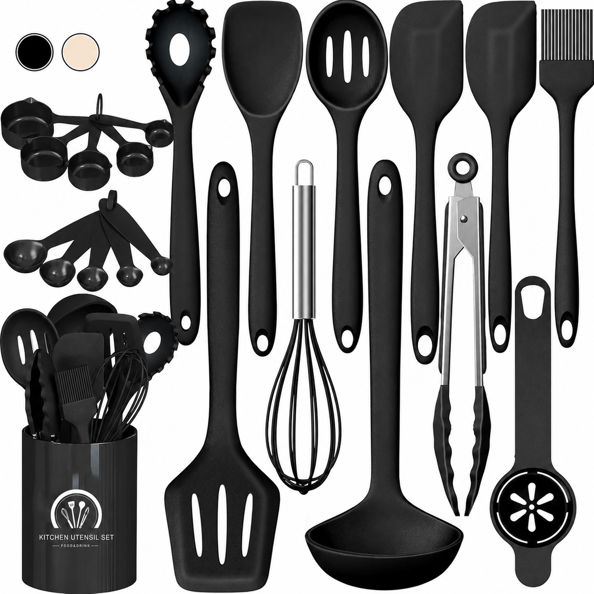 AISOON®️ 22-Piece Silicone Kitchen Utensil Set