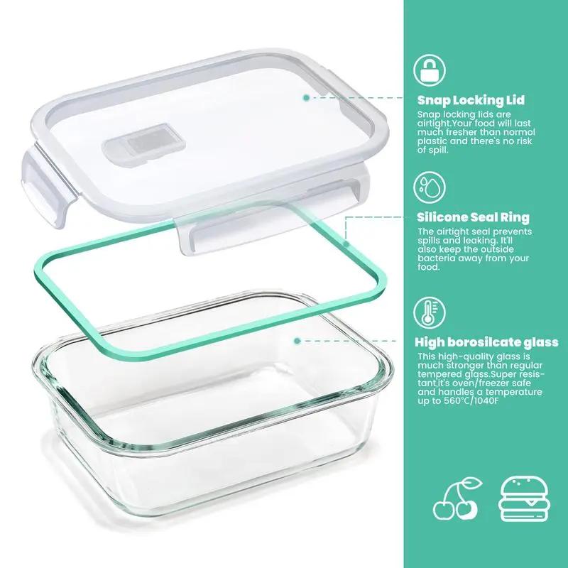 AISOON Glass Meal Prep Containers AISOON STORE
