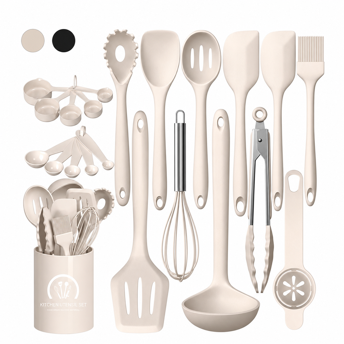 AISOON®️ 22-Piece Silicone Kitchen Utensil Set