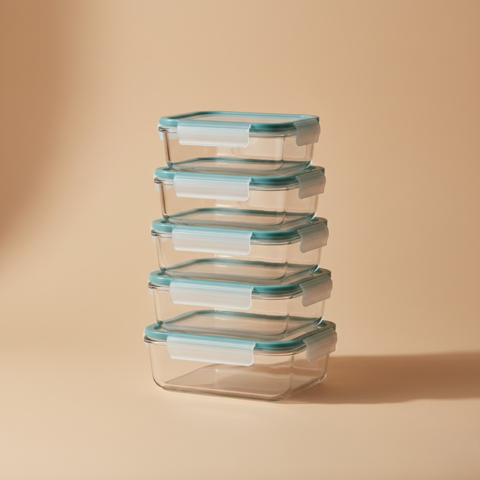 AISOON Glass Meal Prep Containers – Airtight Leakproof Food Storage Set, Multiple Sizes: 5-Pack 36oz, 9-Pack, 10-Pack & 12-Pack