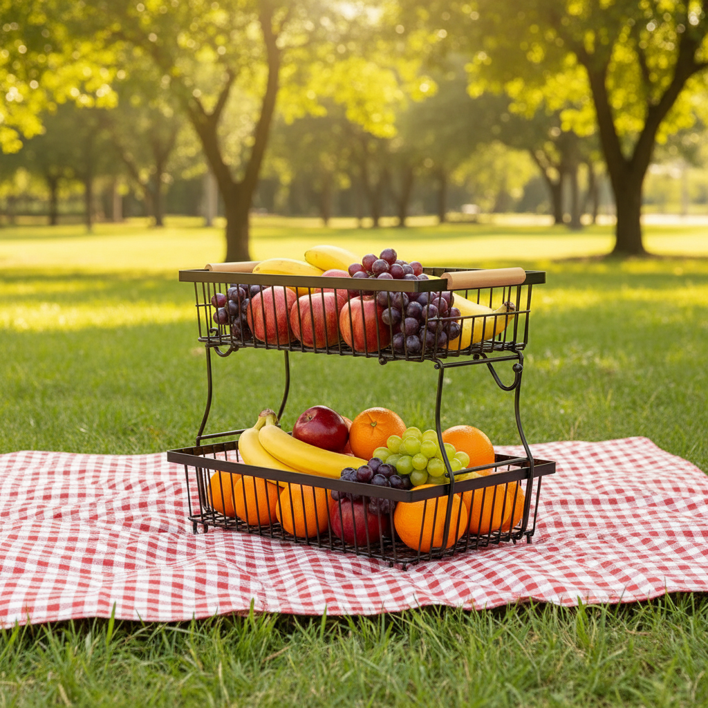 AISOON Fruit Basket with Banana Hangers AISOON STORE