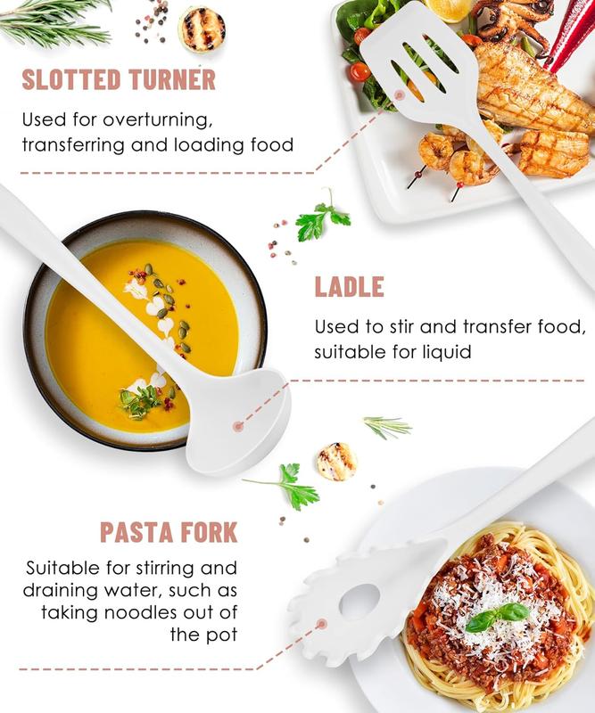 AISOON 22-Piece Silicone Kitchen Utensil Set