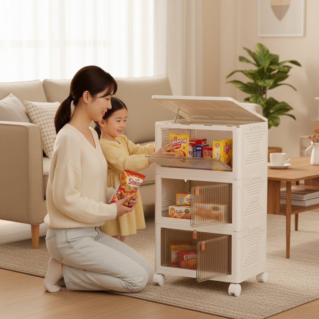 AISOON 3/4 Tier Storage Bins