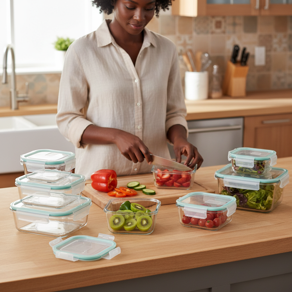 AISOON Glass Meal Prep Containers